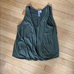 Francesca’s Olive Green Blouse